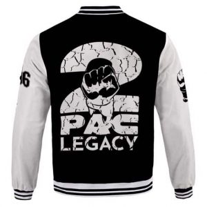 West Coast Gangsta Rapper 2Pac Shakur Legacy Varsity Jacket