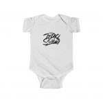 West Coast Rapper Tupac Shakur Name Silhouette Art Baby Onesie
