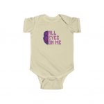Purple Tupac Shakur All Eyez On Me Dope Baby Bodysuit