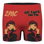 2Pac Amaru Shakur All Eyez On Me Awesome Red Men's Underwear