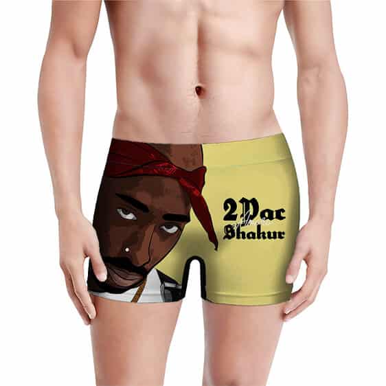 2Pac Amaru Shakur Cartoon Art Awesome Men's Underwear