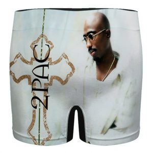 2Pac Amaru Shakur Iconic Cross Tattoo Epic Men's Underwear