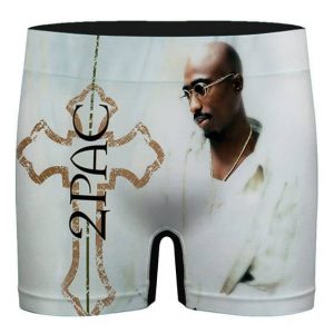 2Pac Amaru Shakur Iconic Cross Tattoo Epic Men's Underwear