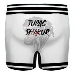 2Pac Amaru Shakur Panther Tattoo Epic White Men's Boxers