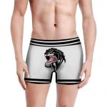2Pac Amaru Shakur Panther Tattoo Epic White Men's Boxers