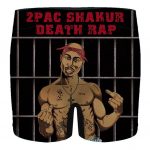 2Pac Shakur Death Rap Behind Bars Badass Men's Underwear