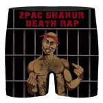 2Pac Shakur Death Rap Behind Bars Badass Men's Underwear