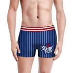 90s Rapper 2Pac Shakur Stripes Pattern Awesome Men's Brief