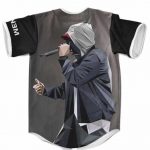 Abstract Stylized Eminem Performance Baseball Jersey