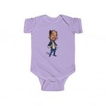Amazing Caricature Snoop Dogg Portrait Cool Baby Bodysuit