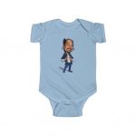 Amazing Caricature Snoop Dogg Portrait Cool Baby Bodysuit