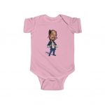 Amazing Caricature Snoop Dogg Portrait Cool Baby Bodysuit