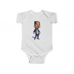Amazing Caricature Snoop Dogg Portrait Cool Baby Bodysuit