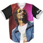 Amazing Snoop Doggy Dogg Purple Pink Baseball Uniform