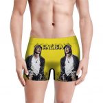 American Rap Icon Eminem Art Yellow Men's Boxer Briefs