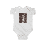 American Rapper Eminem Covering Half Face Art Infant Clothes