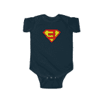 American Rapper Eminem Superman Logo Dope Newborn Onesie