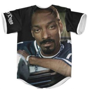 American Rapper Snoop Dogg Realistic Image Baseball Jersey