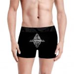 Awesome 2Pac Makaveli Photo Collage Black Floral Men's Brief