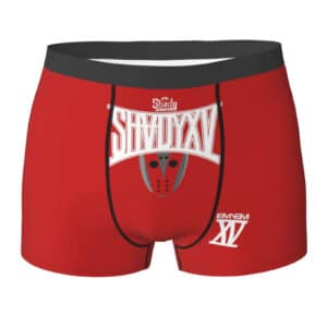 Awesome Eminem Shady XV Mask Logo Red Men's Underwear