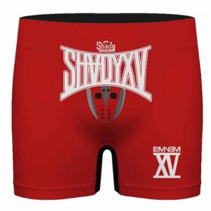 Awesome Eminem Shady XV Mask Logo Red Men's Underwear