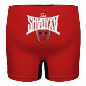 Awesome Eminem Shady XV Mask Logo Red Men's Underwear
