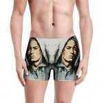 Awesome Famous Rapper Eminem Painting Art Men's Boxers