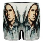 Awesome Famous Rapper Eminem Painting Art Men's Boxers
