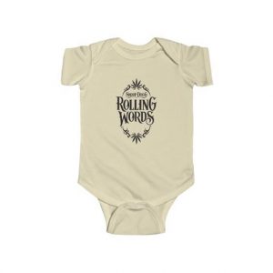 Awesome Rolling Words Snoop Dogg Minimalistic Baby Onesie
