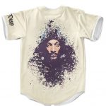 Awesome Snoop Dogg Art Light Yellow Baseball Uniform