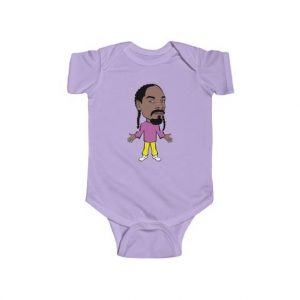 Awesome Snoop Dogg In Casual Caricature Art Baby Romper