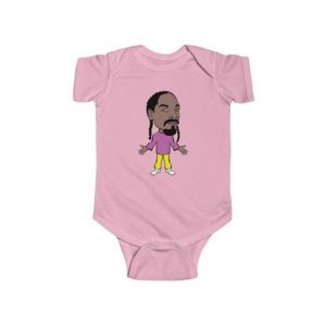 Awesome Snoop Dogg In Casual Caricature Art Baby Romper