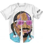 Awesome Snoop Dogg Pop Portrait Art Baseball Jersey