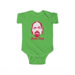Awesome Snoop Dogg Portrait Red And White Baby Onesie