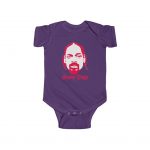 Awesome Snoop Dogg Portrait Red And White Baby Onesie