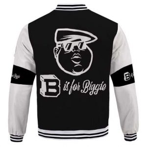 B Is for Biggie East Coast Rap Icon Dope Varsity Jacket