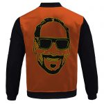 Dope Snoop Doggy Dogg Classic Logo Orange Varsity Jacket