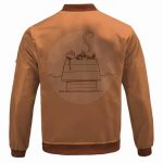 Amazing Snoopy Dogg Cartoon Parody Dark Khaki Bomber Jacket