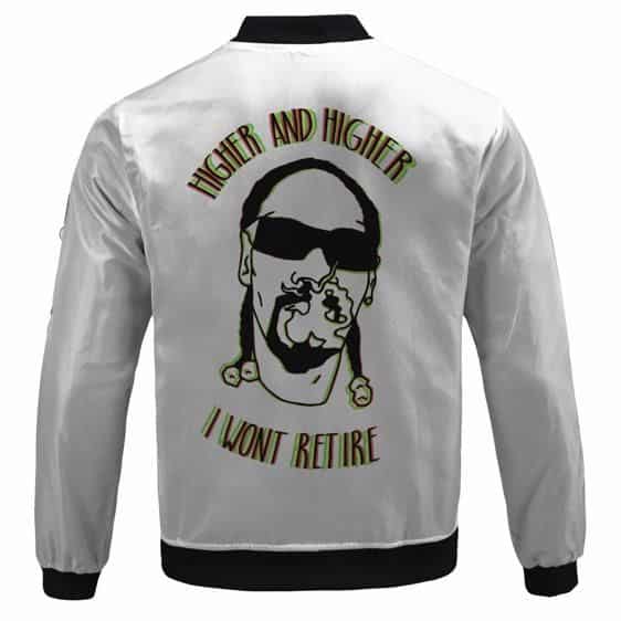Higher And Higher Snoop Dogg Trippy 3D Art Bomber Jacket