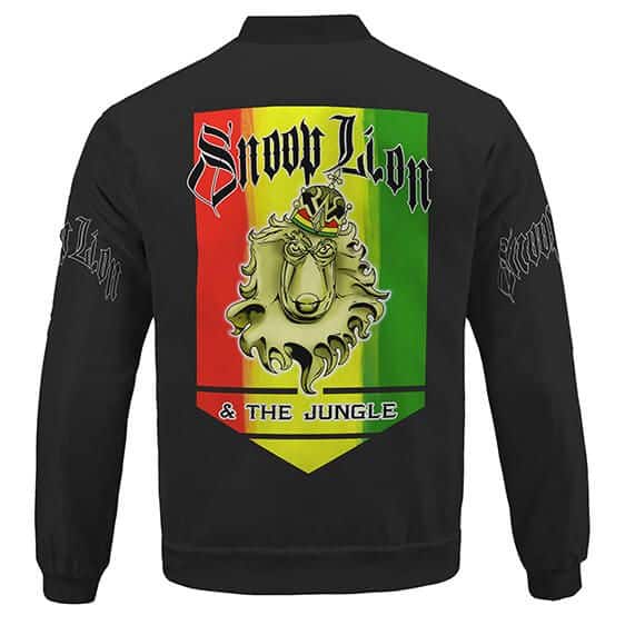 Rastafarian Colors Snoop Lion And The Jungle Bomber Jacket