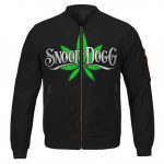 Snoop Doggy Dogg Marijuana Leaf Icon Amazing Bomber Jacket