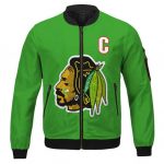 Chicago Blackhawks Snoop Dogg Design Letterman Jacket