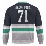 Snoop Dogg Hockey Uniform Theme Cool Bomber Jacket