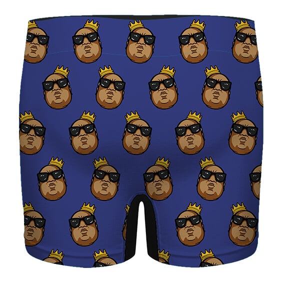 The Notorious B.I.G. Cartoon Face Pattern Men's Boxer Shorts