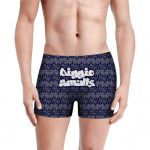 Biggie Smalls Outline Art Minimalist Pattern Men's Boxer Shorts