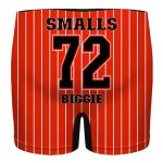 Cool Stripes Bad Boy Biggie Smalls 72 Red Men's Boxers