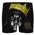 Hip-hop Legend Biggie Smalls With Crown Men's Boxer Shorts