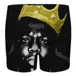 Hip-hop Legend Biggie Smalls With Crown Men's Boxer Shorts