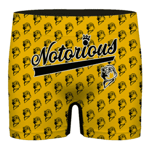 The Notorious B.I.G. Dope Yellow Pattern Men's Underwear