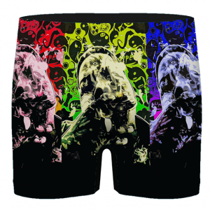 Trippy Colors Biggie Smalls Smoking Men's Boxer Shorts